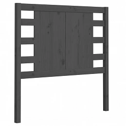 Acquista Testiera per Letto Grigia 106x4x100cm in Legno Massello di Pino con riferimento GHV-818757 della ditta GARDENHOME