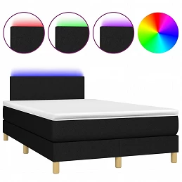 Acquista Letto a Molle con Materasso e LED Nero 120x200cm in Tessuto con riferimento GHV-3133783 della ditta GARDENHOME