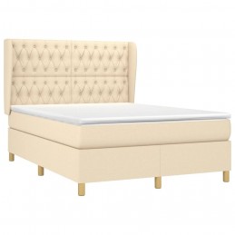 Acquista Giroletto a Molle con Materasso Crema 140x19 cm in Tessuto con riferimento GHV-3128762 della ditta GARDENHOME