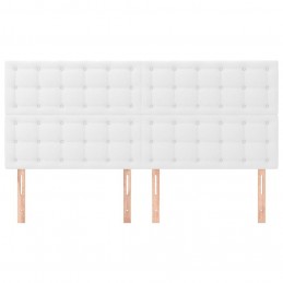 Acquista Testiera 4 pz Bianca 90x5x78/88 cm in Similpelle con riferimento GHV-3116435 della ditta GARDENHOME