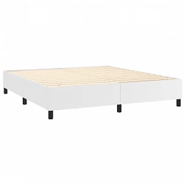 Acquista Giroletto a Molle con Materasso Bianco 180x200 cm in Similpelle con riferimento GHV-3129046 della ditta GARDENHOME