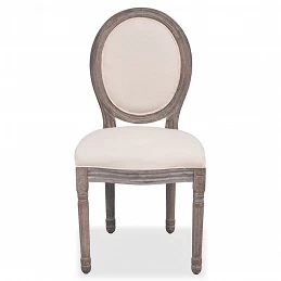 Acquista Sedie da Pranzo 4 pz Crema in Tessuto con riferimento GHV-244088 della ditta GARDENHOME