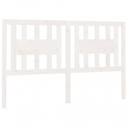 Acquista Testiera per Letto Bianca 146x4x100cm in Legno Massello di Pino con riferimento GHV-818671 della ditta GARDENHOME