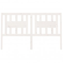 Acquista Testiera per Letto Bianca 146x4x100cm in Legno Massello di Pino con riferimento GHV-818671 della ditta GARDENHOME