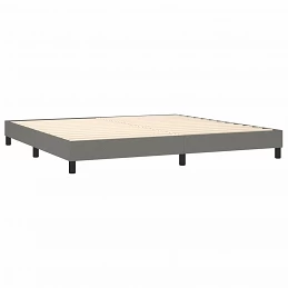 Acquista Giroletto a Molle con Materasso Grigio Scuro 200x200 cm Tessuto con riferimento GHV-3140162 della ditta GARDENHOME