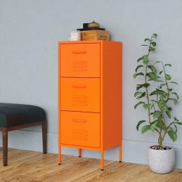 Acquista Armadietto Arancione 42,5x35x101,5 cm in Acciaio con riferimento GHV-336183 della ditta GARDENHOME