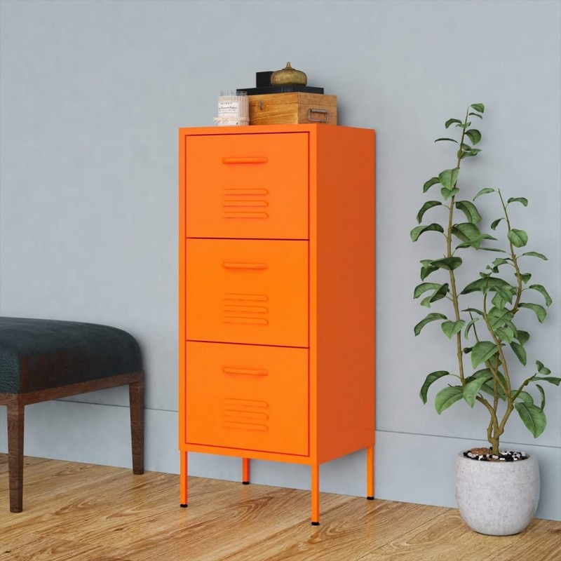 Acquista Armadietto Arancione 42,5x35x101,5 cm in Acciaio con riferimento GHV-336183 della ditta GARDENHOME