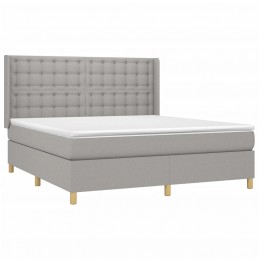 Acquista Letto a Molle Materasso e LED Grigio Chiaro 180x200 cm Tessuto con riferimento GHV-3139213 della ditta GARDENHOME