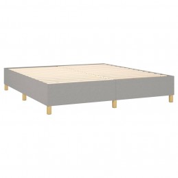Acquista Letto a Molle Materasso e LED Grigio Chiaro 180x200 cm Tessuto con riferimento GHV-3139213 della ditta GARDENHOME