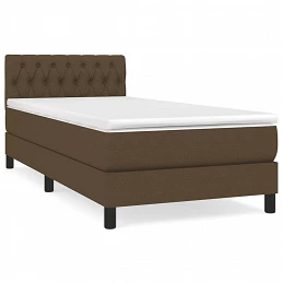 Acquista Giroletto a Molle con Materasso Marrone Scuro 100x200cm Tessuto con riferimento GHV-3140276 della ditta GARDENHOME