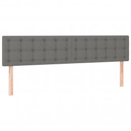 Acquista Giroletto a Molle con Materasso Grigio Scuro 200x200 cm Tessuto con riferimento GHV-3140402 della ditta GARDENHOME