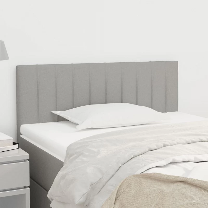 Acquista Testiera Grigio Chiaro 100x5x78/88 cm in Tessuto con riferimento GHV-346228 della ditta GARDENHOME