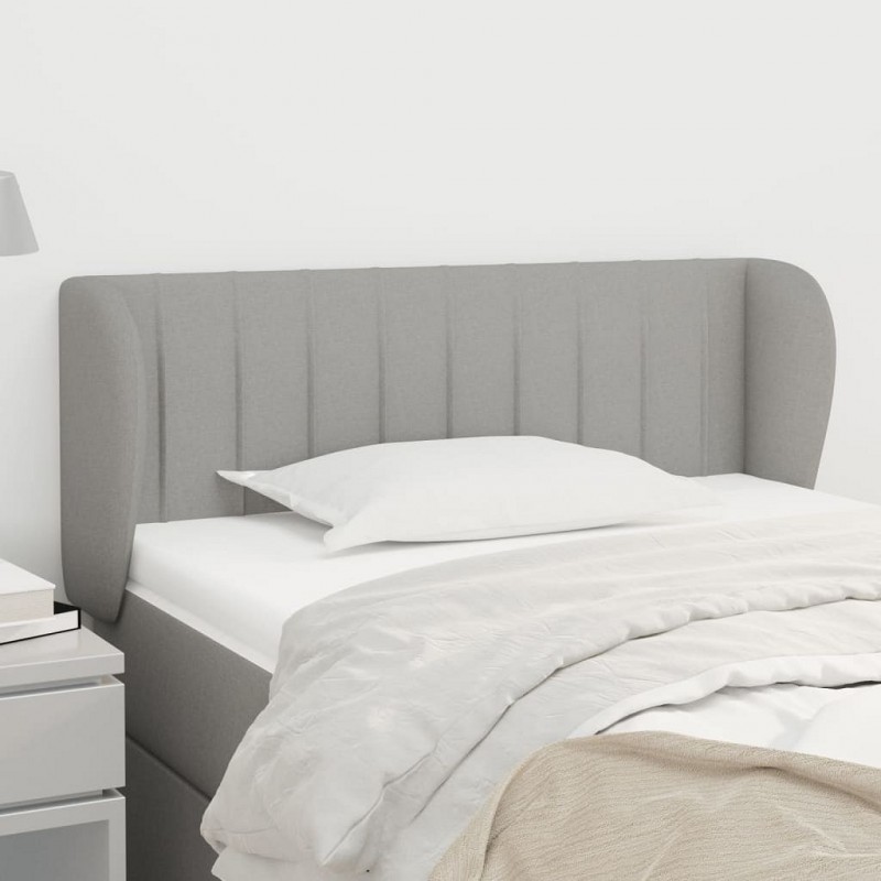 Acquista Testiera ad Orecchio Grigio Chiaro 103x23x78/88 cm in Tessuto con riferimento GHV-3117372 della ditta GARDENHOME