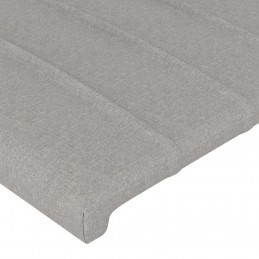 Acquista Testiera ad Orecchio Grigio Chiaro 103x23x78/88 cm in Tessuto con riferimento GHV-3117372 della ditta GARDENHOME