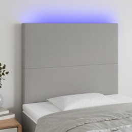 Acquista Testiera a LED Grigio Chiaro 100x5x118/128 cm in Tessuto con riferimento GHV-3122134 della ditta GARDENHOME
