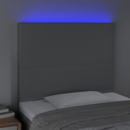 Acquista Testiera a LED Grigio Chiaro 100x5x118/128 cm in Tessuto con riferimento GHV-3122134 della ditta GARDENHOME