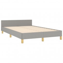 Acquista Giroletto con Testiera Grigio Chiaro 120x200 cm in Tessuto con riferimento GHV-3124879 della ditta GARDENHOME