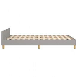 Acquista Giroletto con Testiera Grigio Chiaro 120x200 cm in Tessuto con riferimento GHV-3124879 della ditta GARDENHOME