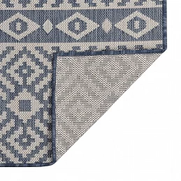Acquista Tappeto da Esterni a Tessitura Piatta 120x170 cm Strisce Blu con riferimento GHV-340837 della ditta GARDENHOME