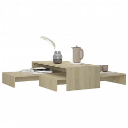 Acquista Tavolini Sala Estraibili Rovere Sonoma100x100x26,5cm Truciolato con riferimento GHV-806798 della ditta GARDENHOME