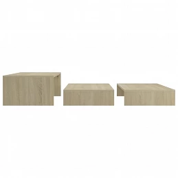Acquista Tavolini Sala Estraibili Rovere Sonoma100x100x26,5cm Truciolato con riferimento GHV-806798 della ditta GARDENHOME