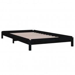 Acquista Letto Impilabile Nero 90x200cm in Legno Massello di Pino con riferimento GHV-820396 della ditta GARDENHOME