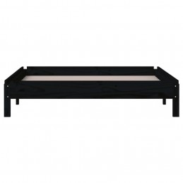 Acquista Letto Impilabile Nero 90x200cm in Legno Massello di Pino con riferimento GHV-820396 della ditta GARDENHOME