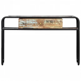 Acquista Tavolo Consolle 118x30x75 cm in Legno Massello di Recupero con riferimento GHV-248103 della ditta GARDENHOME