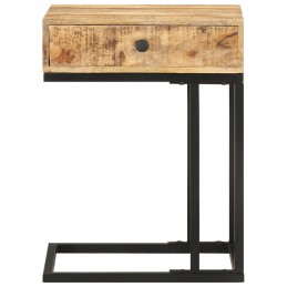 Acquista Tavolino Laterale a Forma di U 45x30x61 cm in Massello di Mango con riferimento GHV-289091 della ditta GARDENHOME