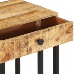 Acquista Tavolino Laterale a Forma di U 45x30x61 cm in Massello di Mango con riferimento GHV-289091 della ditta GARDENHOME