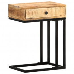Acquista Tavolino Laterale a Forma di U 45x30x61 cm in Massello di Mango con riferimento GHV-289091 della ditta GARDENHOME