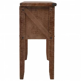 Acquista Tavolo Consolle in Massello di Abete 131x35,5x75cm Marrone con riferimento GHV-246121 della ditta GARDENHOME
