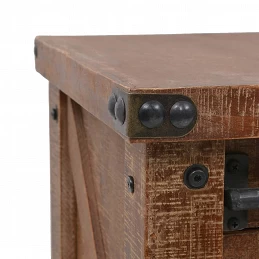 Acquista Tavolo Consolle in Massello di Abete 131x35,5x75cm Marrone con riferimento GHV-246121 della ditta GARDENHOME