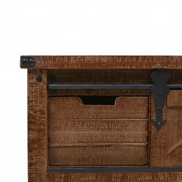 Acquista Tavolo Consolle in Massello di Abete 131x35,5x75cm Marrone con riferimento GHV-246121 della ditta GARDENHOME