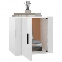 Acquista Comodino Bianco Lucido 50x39x47 cm con riferimento GHV-816692 della ditta GARDENHOME