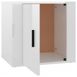 Acquista Comodino Bianco Lucido 50x39x47 cm con riferimento GHV-816692 della ditta GARDENHOME