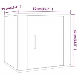 Acquista Comodino Bianco Lucido 50x39x47 cm con riferimento GHV-816692 della ditta GARDENHOME