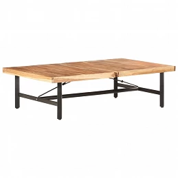 Acquista Tavolino da Salotto in Legno Massello di Acacia 142x90x42 cm con riferimento GHV-320655 della ditta GARDENHOME