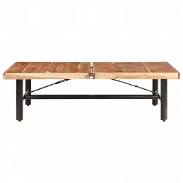 Acquista Tavolino da Salotto in Legno Massello di Acacia 142x90x42 cm con riferimento GHV-320655 della ditta GARDENHOME