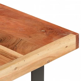 Acquista Tavolino da Salotto in Legno Massello di Acacia 142x90x42 cm con riferimento GHV-320655 della ditta GARDENHOME