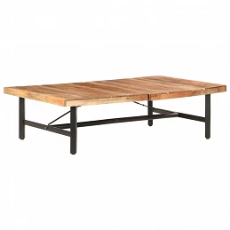 Acquista Tavolino da Salotto in Legno Massello di Acacia 142x90x42 cm con riferimento GHV-320655 della ditta GARDENHOME