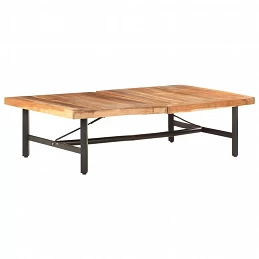 Acquista Tavolino da Salotto in Legno Massello di Acacia 142x90x42 cm con riferimento GHV-320655 della ditta GARDENHOME