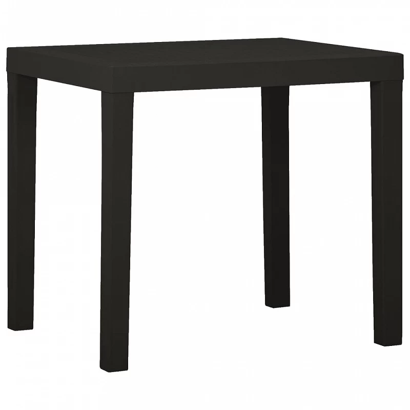 Acquista Tavolo da Giardino Antracite 79x65x72 cm in Plastica con riferimento GHV-315845 della ditta GARDENHOME