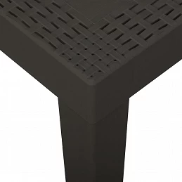 Acquista Tavolo da Giardino Antracite 79x65x72 cm in Plastica con riferimento GHV-315845 della ditta GARDENHOME