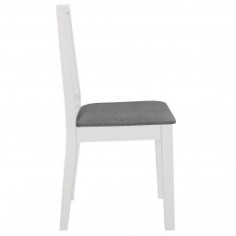 Acquista Sedie da Pranzo con Cuscini 6 pz Bianche in Legno Massello con riferimento GHV-276406 della ditta GARDENHOME