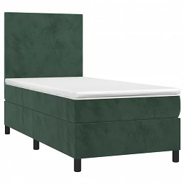 Acquista Giroletto a Molle con Materasso Verde Scuro 80x200 cm Velluto con riferimento GHV-3142872 della ditta GARDENHOME