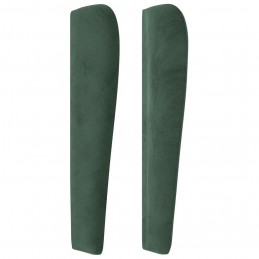 Acquista Testiera ad Orecchio Verde Scuro 83x23x118/128 cm in Velluto con riferimento GHV-3117709 della ditta GARDENHOME