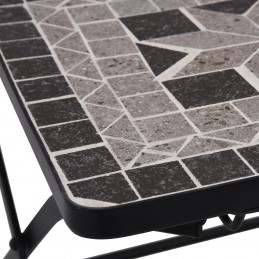 Acquista Sedie da Bistrò con Mosaico 2 pz Grigie con riferimento GHV-46716 della ditta GARDENHOME