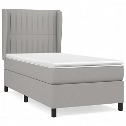 Acquista Giroletto a Molle con Materasso Grigio Chiaro100x200 cm Tessuto con riferimento GHV-3128101 della ditta GARDENHOME