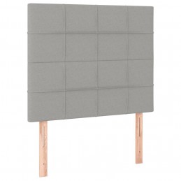 Acquista Giroletto a Molle con Materasso Grigio Chiaro100x200 cm Tessuto con riferimento GHV-3131409 della ditta GARDENHOME